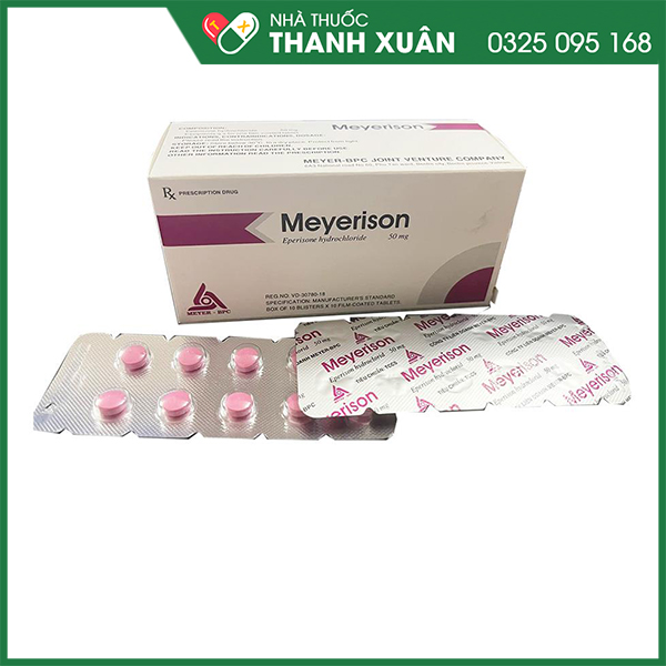 Thuốc Meyerison 50mg giảm trương lực cơ